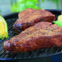 Grilled T-Bone Steaks with BBQ Rub