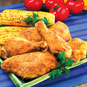 Devilish Chicken and Corn on the Cob